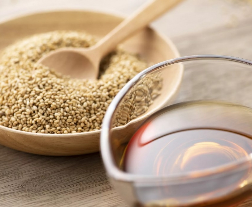 sesame seeds and oil